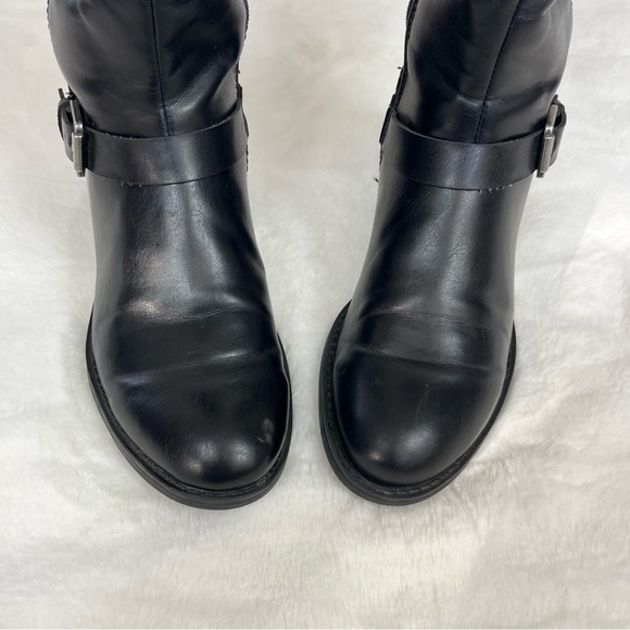 FRANCO SARTO CEDAR KNEE HIGH BLACK BOOTS SIZE 8 - Picture 12 of 14
